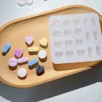 DLAY HEART FOR PILL MOLD SHAKER 樹脂模具填充器矽膠流沙振動器填充模具,用於 DIY 珠寶