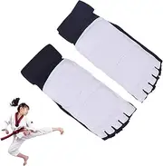 Taekwondo Hand and Foot Protector,Magic Tape Taekwondo Gloves Foot Protector - Breathable Ankle Brace Support Pad Feet Guard for MMA Martial Arts Sparring Kung Fu