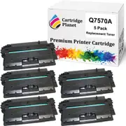 5 Pack Compatible Toner Cartridge Replacement for HP Q7570A 70A (15,000 Pages) for HP Laserjet M5025 MFP M5035 MFP M5035x MFP M5035xs MFP