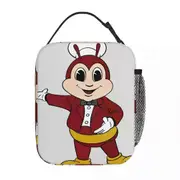 c61 Retro Jollibee Lunch Bags Insulated Lunch Tote Waterproof Bento Box Leakproof Picnic Bags for Woman Work Children School k61