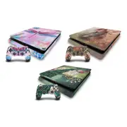 JENA DELLAGROTTAGLIA ANIMALS VINYL SKIN DECAL FOR PS4 SLIM CONSOLE & CONTROLLER