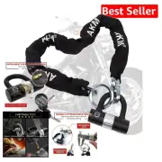 12mm Thick Chain Lock with U Lock & Keys - Advanced Anti-Theft Bicycle Protector