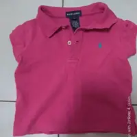 在飛比找蝦皮購物優惠-童裝 Ralph Lauren 尺碼5 polo衫 上衣 桃