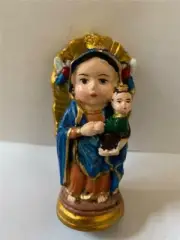 Our Lady Of Perpetual Help Chibi Icon Figurine 4"