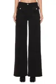 Citizens Of Humanity raven patch pocket wide leg corduroy jeans in Clove - size