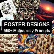 550+ Poster Designs Midjourney Prompts, Prompt for Midjourney, Midjourney Poster
