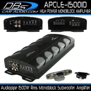 Audiopipe APCLE-15001D Monoblock Class D Amplifier - 1 x 1500 Watts Rms @ 1-ohm