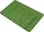 ANDRESLAD Camping Fake Grass Door Mat Easy Clean Grass Mat Rug for Home Entryway