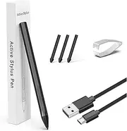 Stylus Pen for Microsoft Surface Pro 11/10/9/X/8/7/6/5/4/3,Surface Go/Go2/Go3,Book4/3/2,Surface Laptop/Studio with 4096 Finest Control and Magnetic (Black)