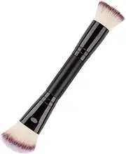 Concealer Brush - -End Fiber Brush, Eyeshadow Tool Makeup Applicator | Compact Contour Blending Brush with Soft Hair Tips, Professional Double-Ended Brush for Travel, Daily Makeup
