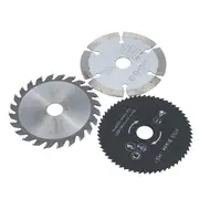 3pcs 85mm Circular Saw Blades Set HSS/TCT Wood Working Rotary Tool Cutting Discs Kit