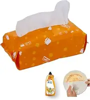 Convenient Travel Dishwashing Kit, Portable Travel Size Dishwashing Kit, Efficient Cleaning Dishwashing Kit,Travel Disposable Scrub Sponge