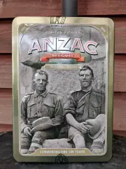 1914-2014 :100 Year Commemorative Anzac Biscuit Tin The Great Pyramid atGiza NEW