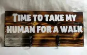 Dog Leash Holder Time to take my human for a walk with your choice of hooks