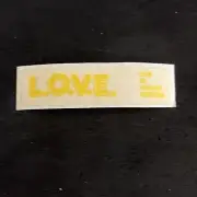 Vintage 80’s L.O.V.E. lots of vibrant emotion Sticker - Super Rare
