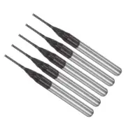 6x0.8mm Tungsten Carbide CNC End Mill CNC Router Bits Right Hand 5pcs