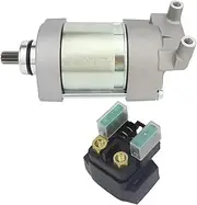 Starter Motor & Relay Compatible With Yamaha Motorcycle 2007 2008 R1 YZFR1 YZF-R1 OEM Parts 4C8-81890-00-00 4C8-81890-01-00 4C8-81890-02-00