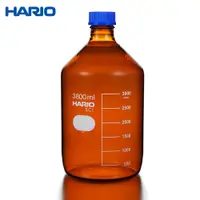 在飛比找蝦皮商城優惠-HARIO 茶色血清瓶 銀染處理 3.8L 5L 化工瓶 環