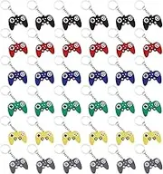 SING F LTD 36PCS Video Game Controller Keychains Gaming Handle Pendant Charms Key Rings for Video Game Fans Party Favors Birthday Shower 6 Colours