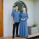 KEMEJA COUPLE SET MIFA GAMIS 和襯衫 CRINKLE AIRFLOW 標準和 JUMBO C