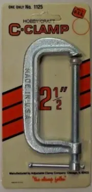 Pony Tools 1125 Hobby Craft C-Clamp 2-1/2" USA