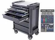SP Tools SP52525DX - Tool Kit - Tech Series Starter Professional - 230 Piece Metric Only - Diamond Black - Plus 2 Extra EVA Foam Trays