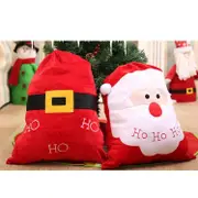 New Christmas Xmas Canvas Hessian Felt Santa Sack Candy Gifts Stocking Bag Kids