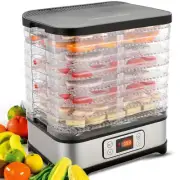 Food dehydrator home food dryer with 8 BPA-Free trays used for food jerky fruit