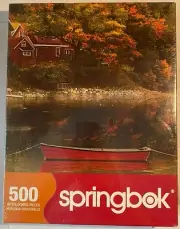 Springbok ~ "Autumn Cove" ~ 500 Piece Jigsaw Puzzle ~ Brand New ~ Factory Sealed