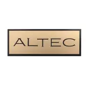 ALTEC Speaker Custom Made Aluminum Logo Badge 106mm(4.17")X39mm(1.54")