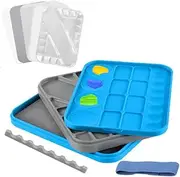 Stay Wet Palette for Miniature Painting Kit, Brush Holder Paint Mixing Storage, Craft Class