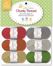 Lori Holt of Bee in My Bonnet Set 3 Chunky Thread SAMPLR