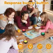 4Pcs Answer Button Set Portable Yes No Buttons Funny Sorry Maybe Buzzer Buttons༄