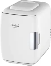 Mini Fridge for Bedroom - Car, Office Desk & Dorm Room - Portable 4L/6 Can Elect