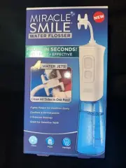 Miracle Smile Water Flosser, Portable Dental Rechargeable Water Flosser (New)