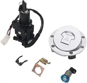 EXEGPLPVK Motorcycle Ignition Switch Lock Fuel Gas Cap Tank Cover Key Set Fit for Honda CBR600 CBR 600 RR CBR600RR F5 2003 2006 2004 2005