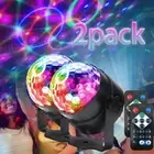 2x Disco Party Light LED Stage Ball Lights KTV Strobe DJ Sound Activated Lamp