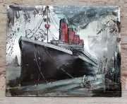 3D Metal Art - 100% Handmade Metal Unique Wall Art Titanic Ship Figurine Sale