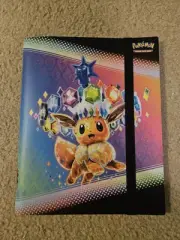 Pokemon Prismatic Evolutions Eevee 9 Pocket Binder Portfolio