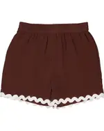 Toddler Girls Double Cloth Ric Rac Short