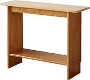 HOLGVE Console Table, Wood Entryway Table, Narrow Sofa Table, Behind Couch Table, Contemporary Accent Table, Hallway Table for Foyer, Living Room(Natural,100x30x75cm)