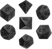 Gadpiparty Polyhedral Dice Set, 20-Sided 4-Sided 6-Sided 8-Sided 10-Sided 12-Sided Dice, Dice Game Dice for Tabletop Roleplaying Games Like RPG Table Games