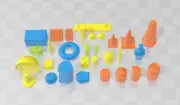 Scrap Set - Oasis in the Sea of Dirt - Atom Punk - Starfinder - Cyberpunk - Scie