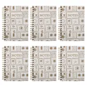 6PK LVD Bohemia Postcard A5 Notebook Journal/Diary Writing Stationery 15.5x21cm
