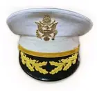 Replica US Army Field Grade Officer Service Dress White Hat Cap All Sizes