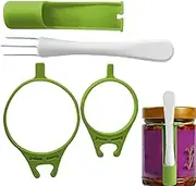 Pickle Grabber - Pickle Pincher Picker | Olive Pepper Food Grabber, Unique Kitchen Gadgets Pickle Fork with Long Handle for Jars