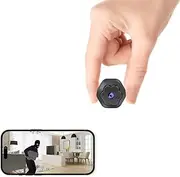 WiFi Hidden Camera Mini Wireless Portable Nanny Cam,1080P HD Small Indoor Security Cameras with Motion Detection,Auto Night Vision Cam for Home