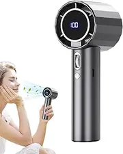 Personal Electric Fan - USB Charging Cooling Turbo Fan - Safe Bladeless Structure Hot Weather Must Have Supplies for Work, Fishing Traveling Picnic