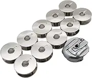 KUNPENG - 1PCS Bobbin CASE &10 PCS BOBBINS fit for Bernina 117, 217,317,517, 540,542,544,640,740,750, 850, 950