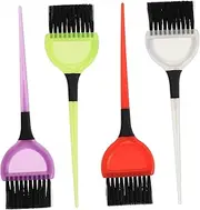 Beaupretty 4pcs Hair Tint Brushes Hair Dye Accessories Anti- Handles for Easy Application and Salon Use